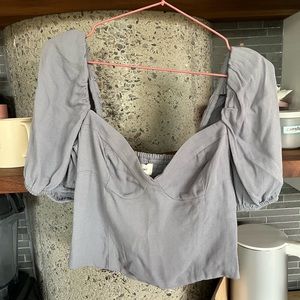 Aritzia Wilfred Novella Shortsleeve Blouse (XS)
